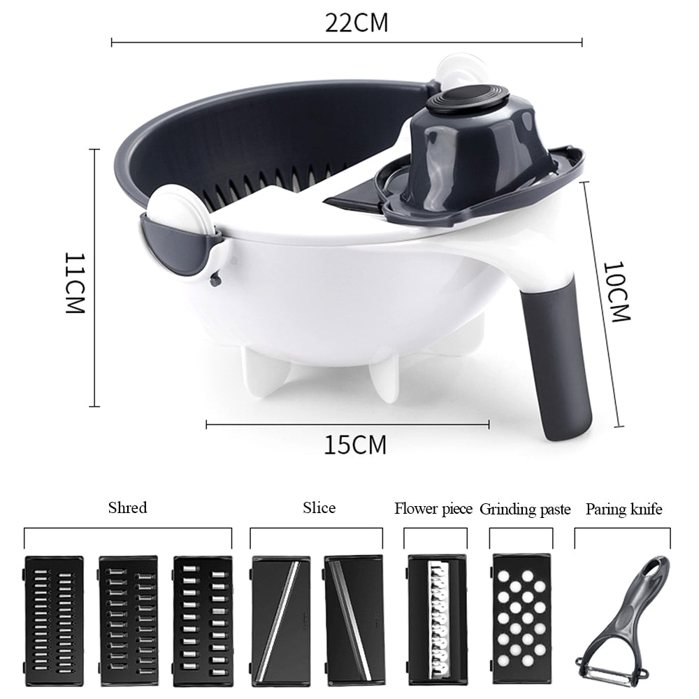 Multifunctional vegetable slicer